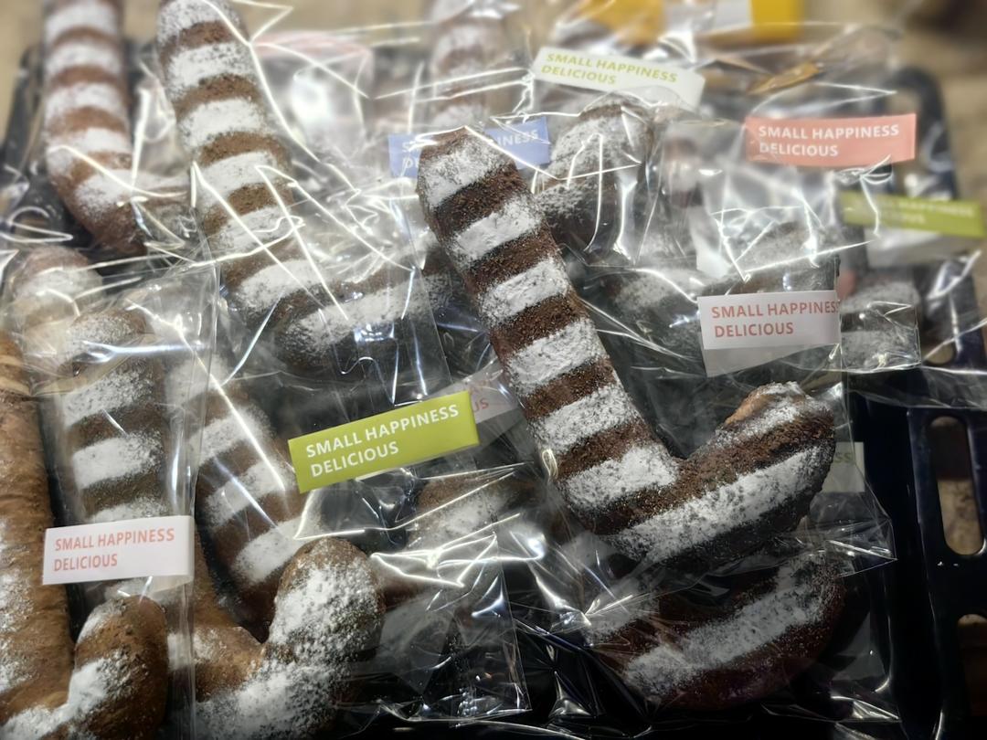 今年圣诞C位面包🎄！巧克力拐杖造型， 有手就会可爱又好吃！