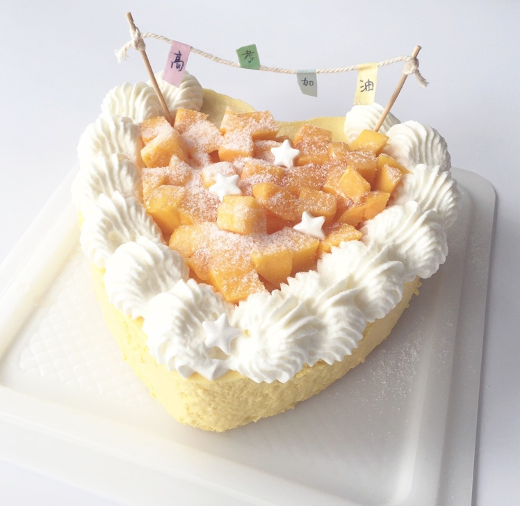 小清新芒果慕斯蛋糕