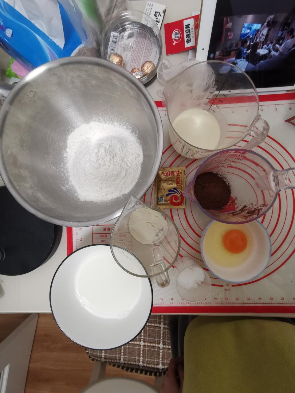 纯奶手撕吐司的做法 步骤1
