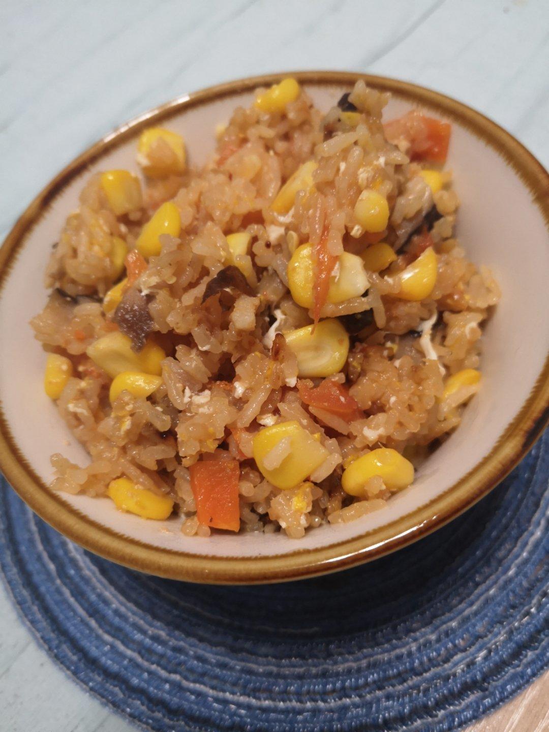 香菇腊肉饭