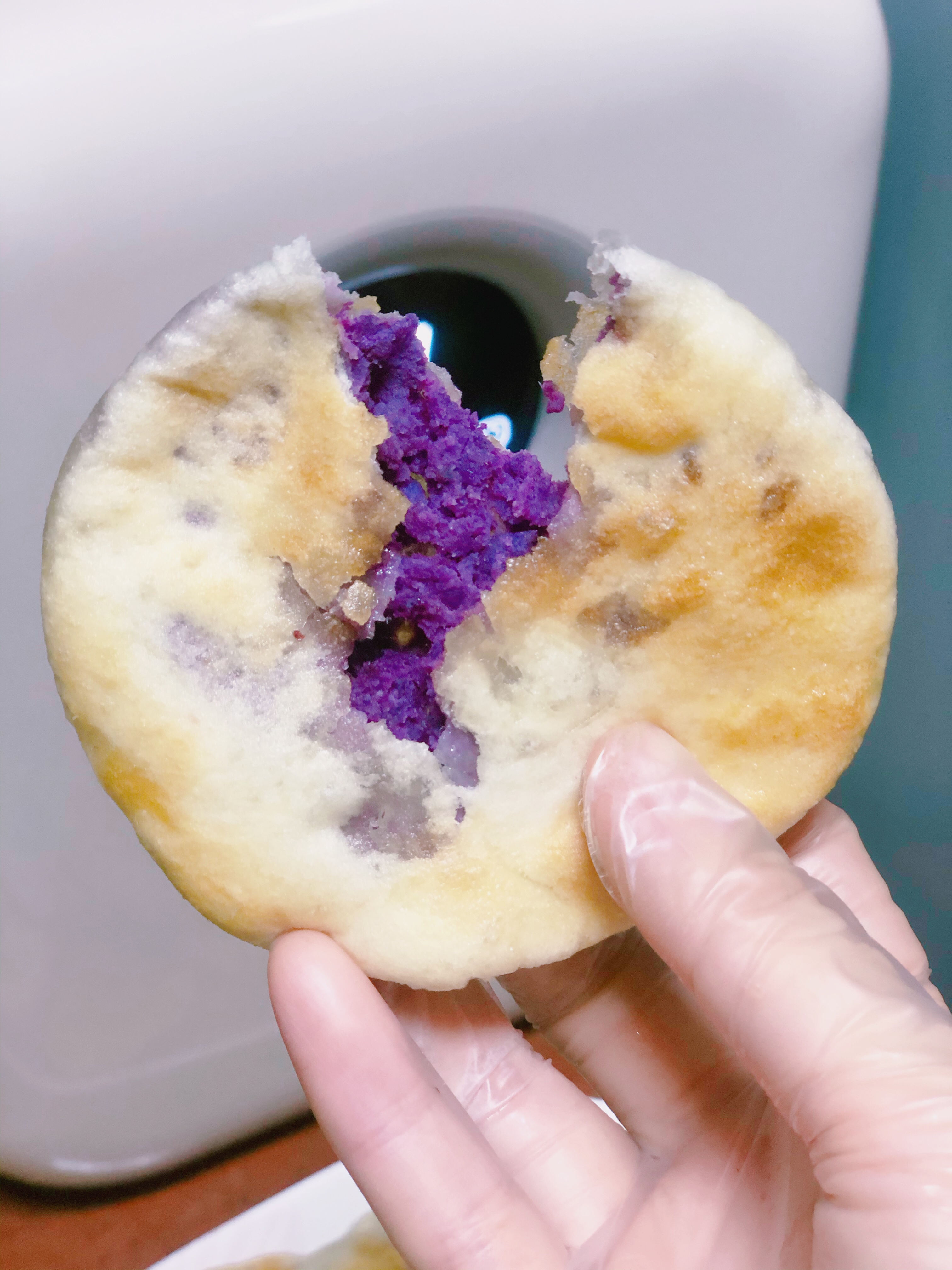 芝麻紫薯饼的做法