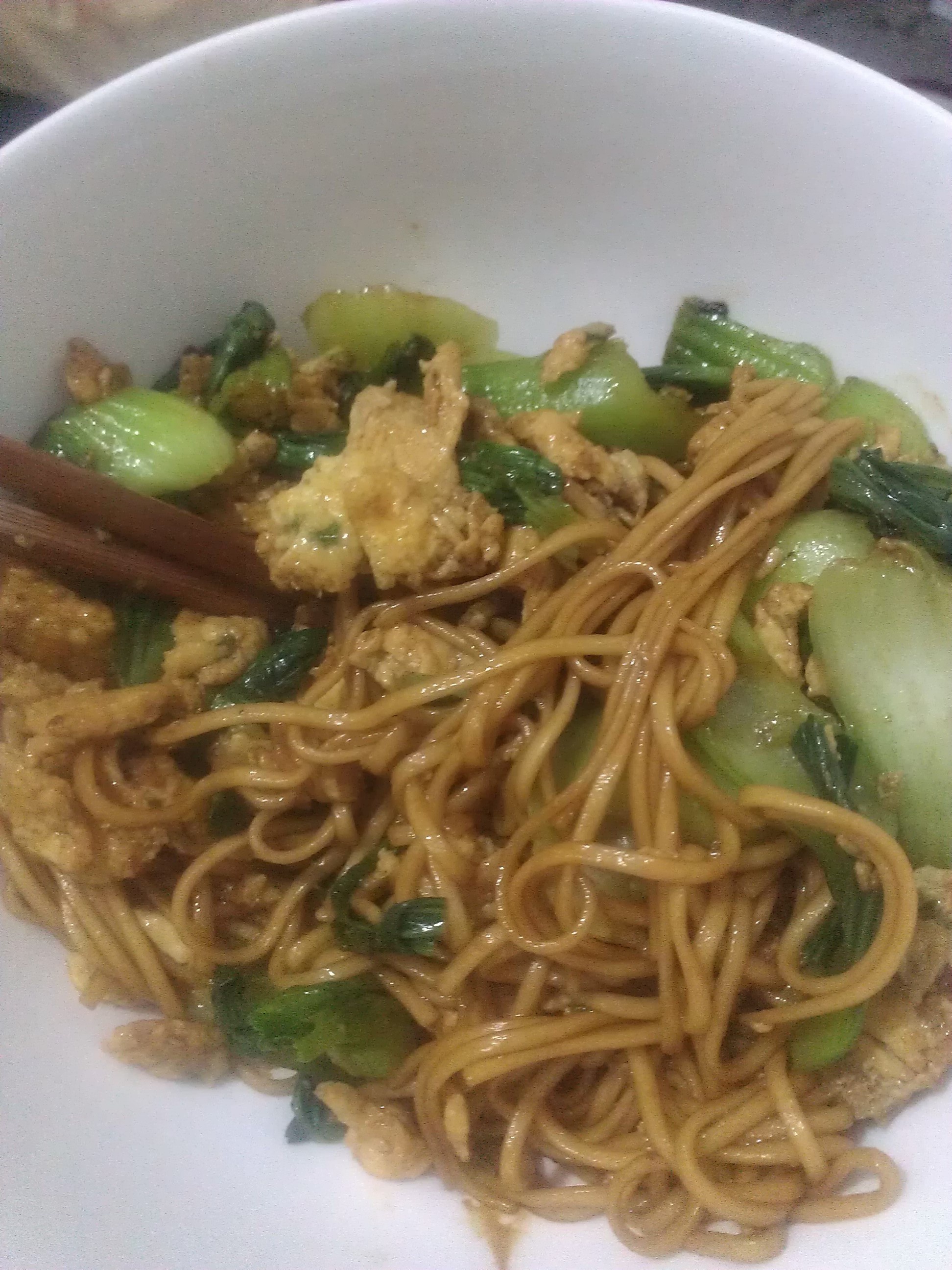 鸡蛋青菜炒面（宝宝面）