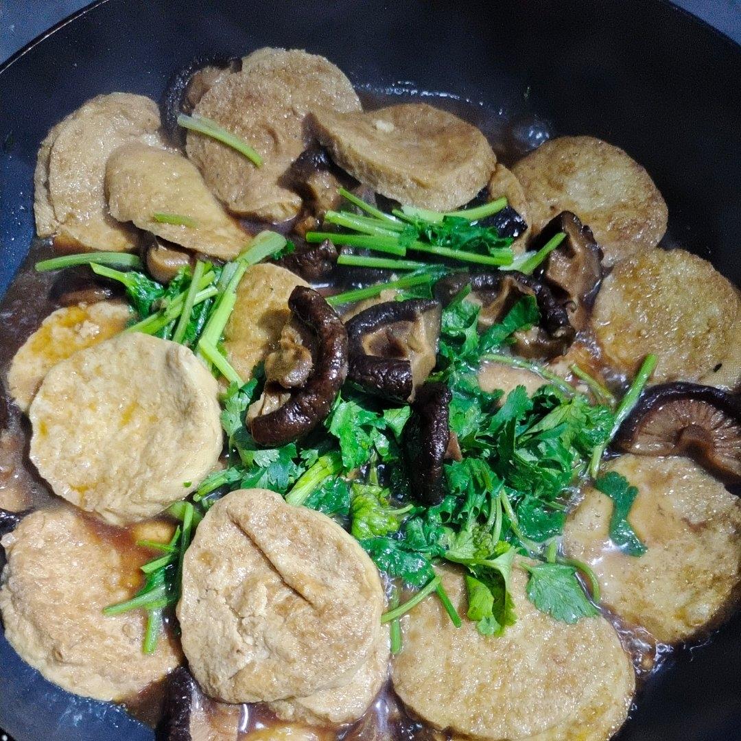 香菇焖素鸡