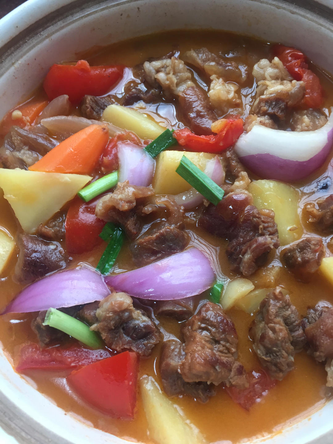 番茄土豆炖牛腩