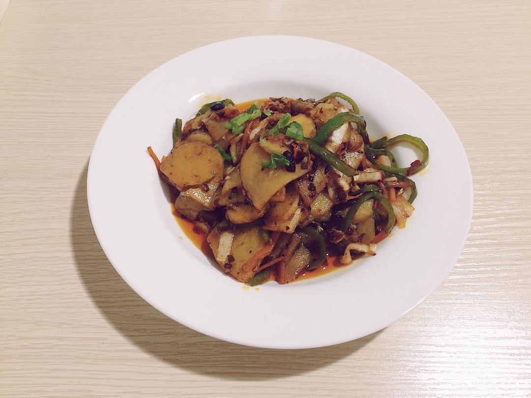 自制干锅土豆片