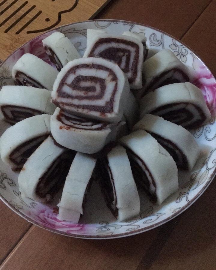 易消化辅食山药豆沙卷