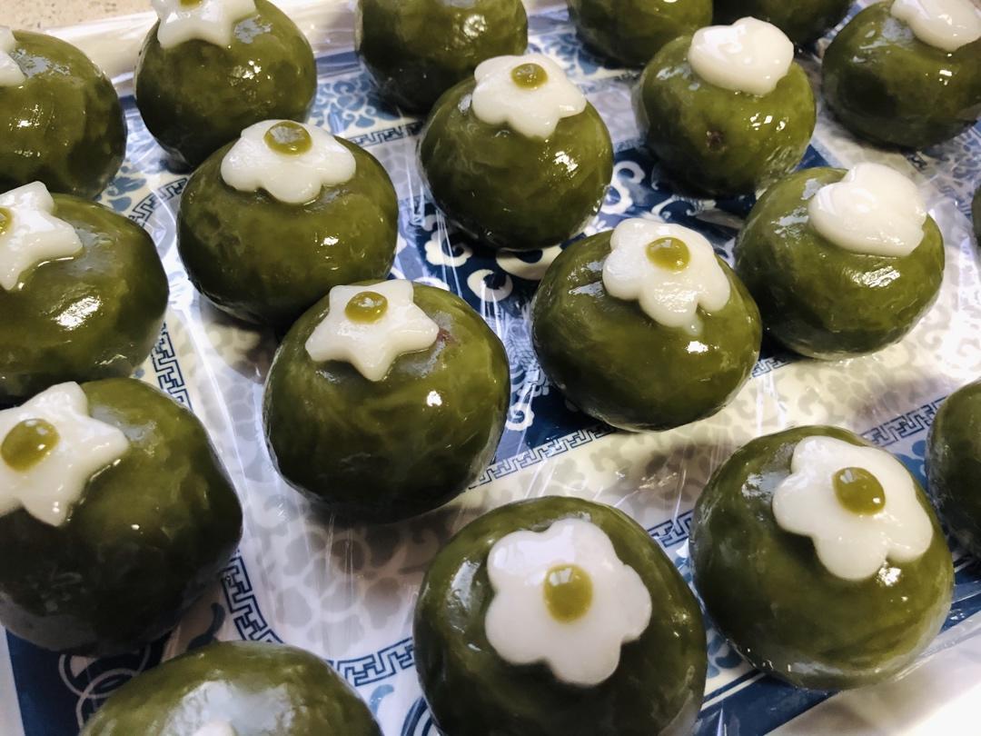 blanche610做的自制青团