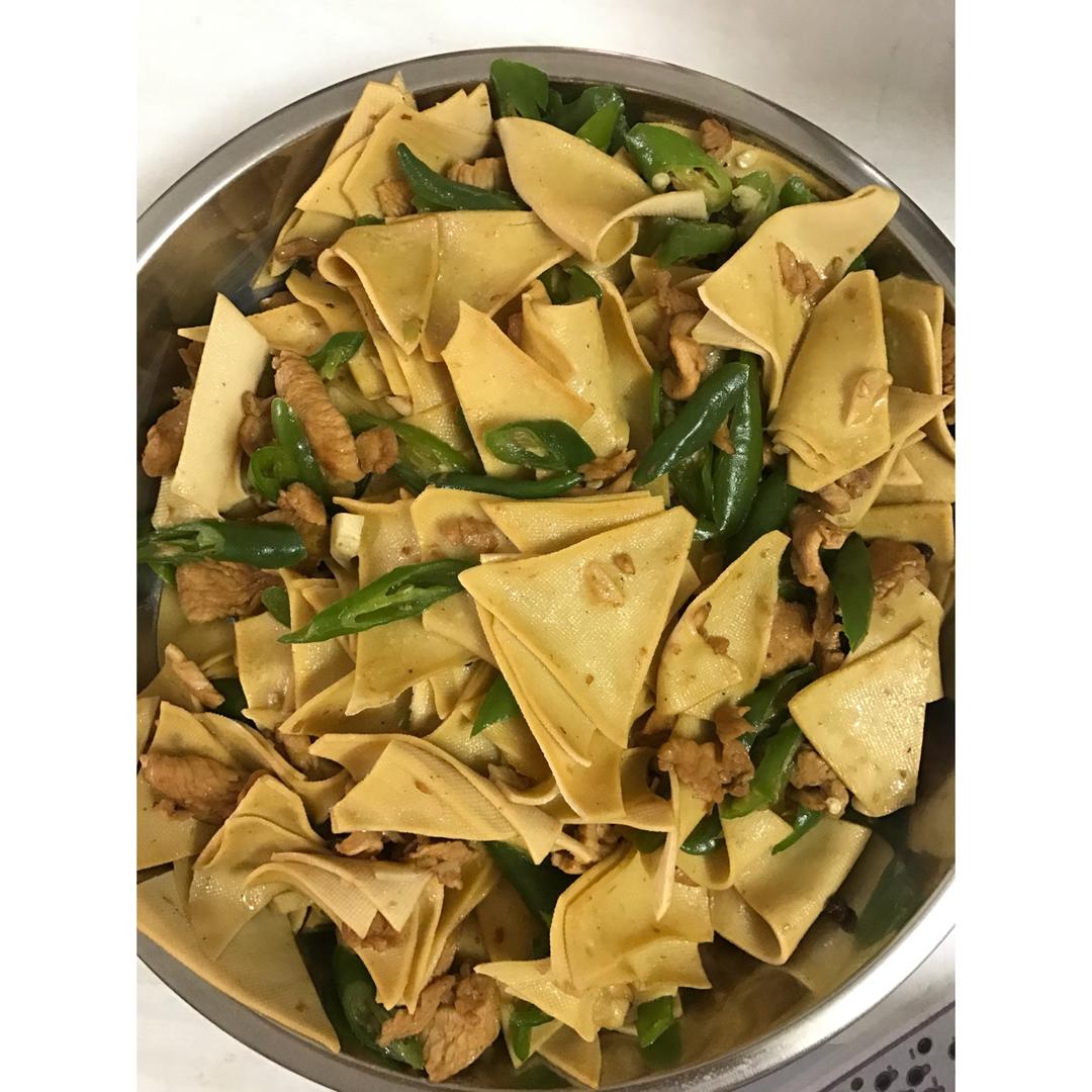 东北尖椒干豆腐