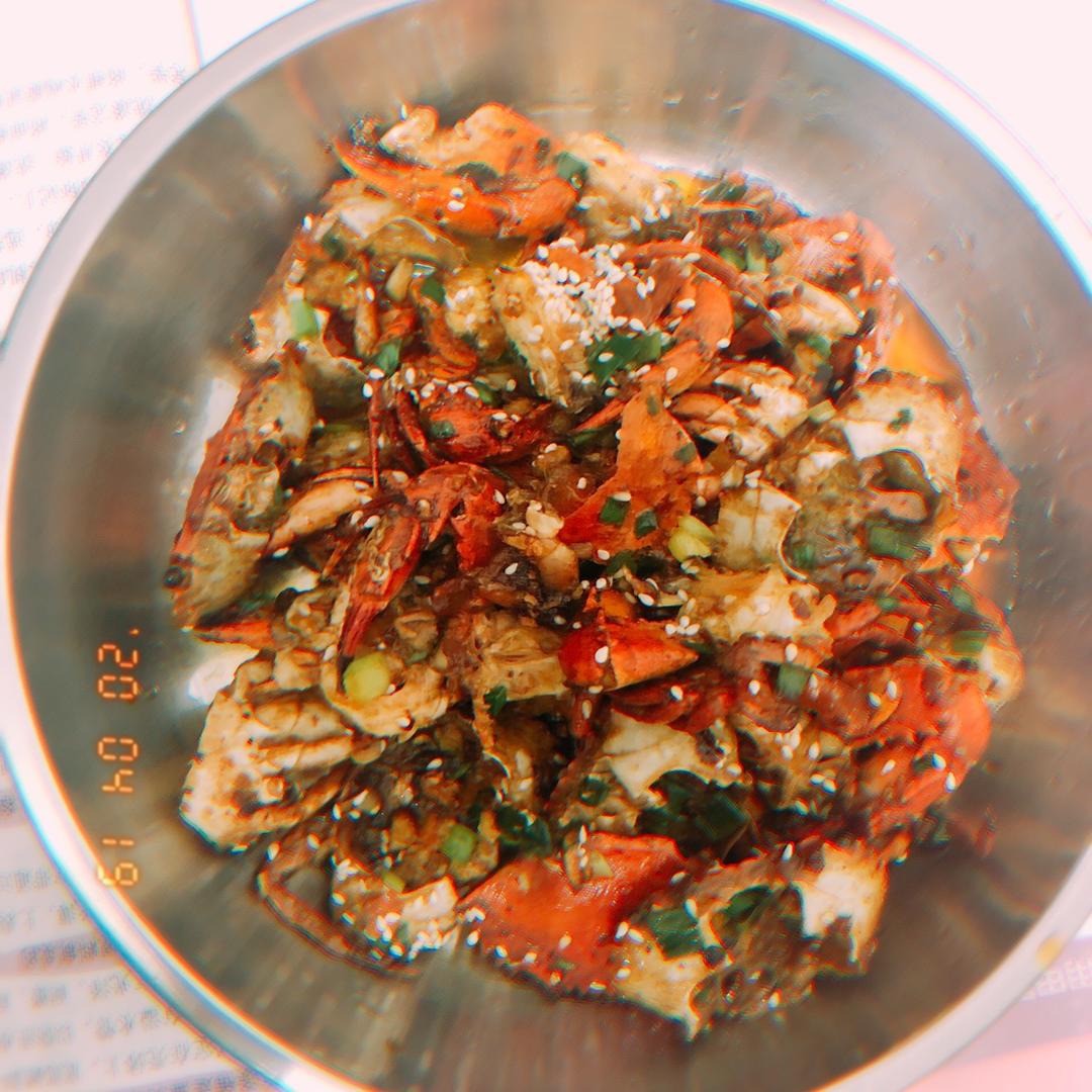 干锅香辣小螃蟹 麻辣鲜美吃到爽
