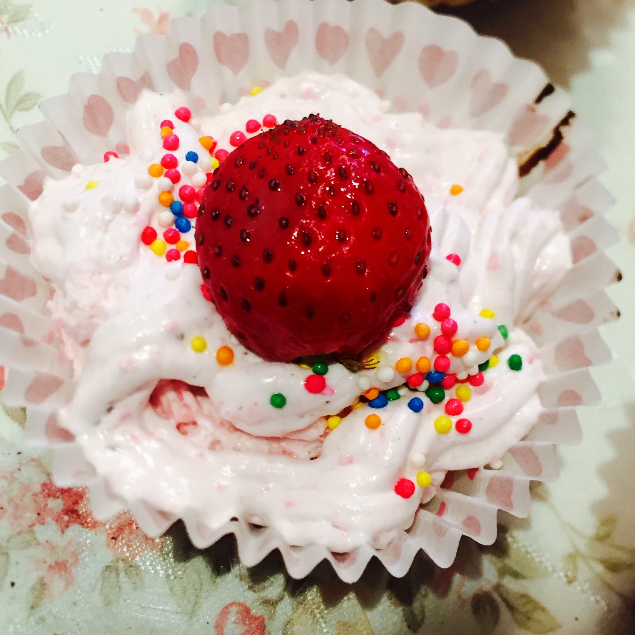 淡奶油纸杯蛋糕