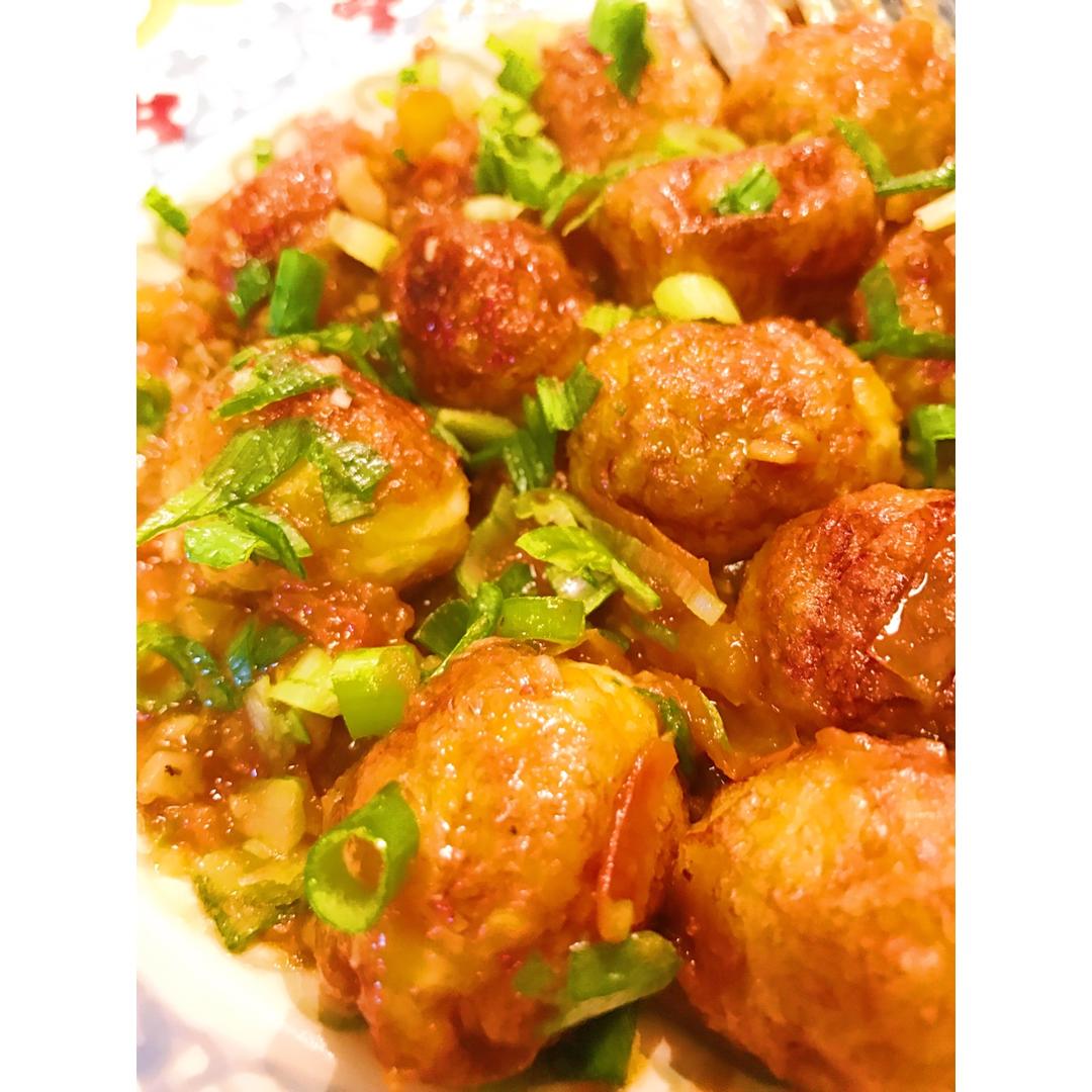 茄汁虎皮蛋（附快速剥蛋壳的方法）