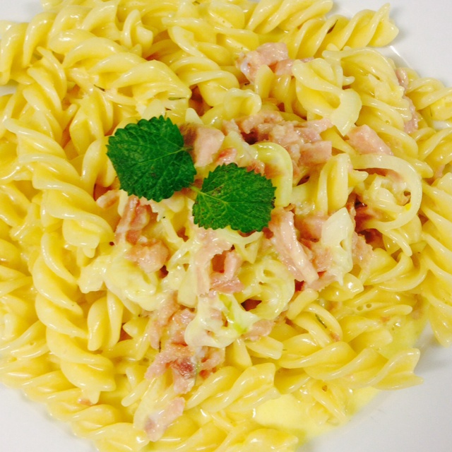 超简单的奶汁培根意面Carbonara