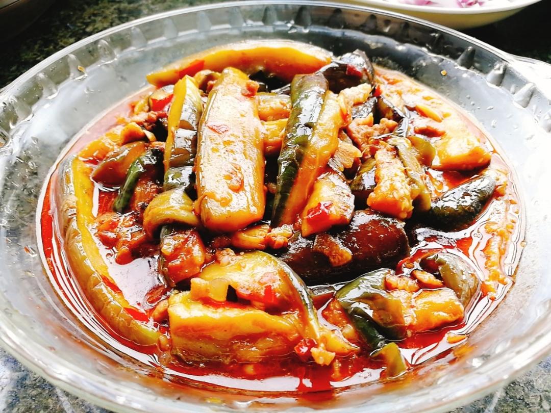 红烧肉沫茄子