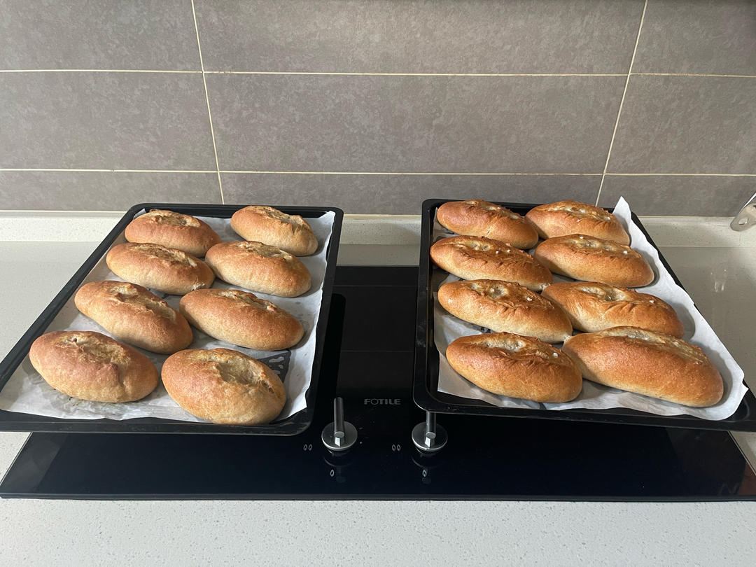 口感非常好的50%全麦主食餐包