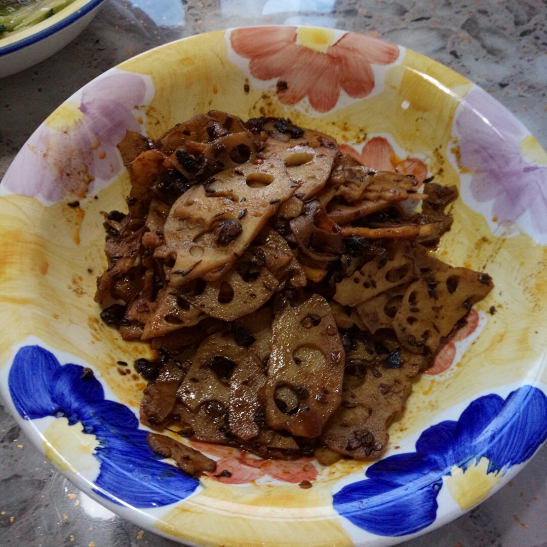 老干妈炒藕片