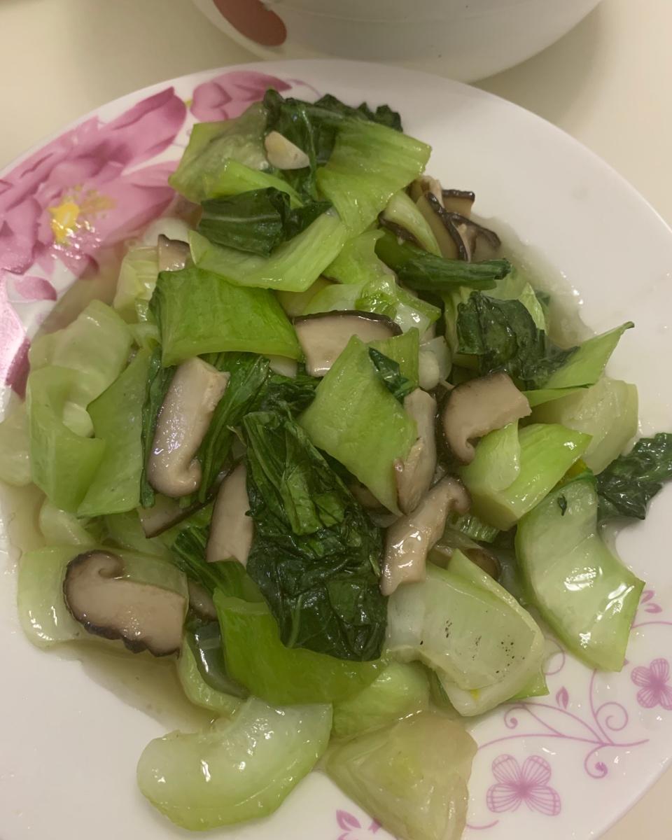 素炒香菇青菜