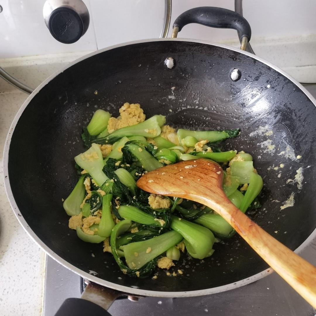 青菜炒鸡蛋