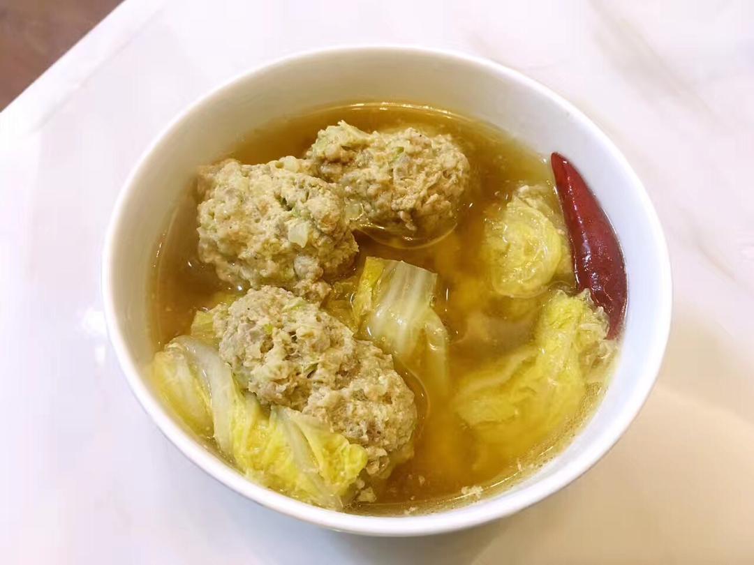 手工肉丸汤