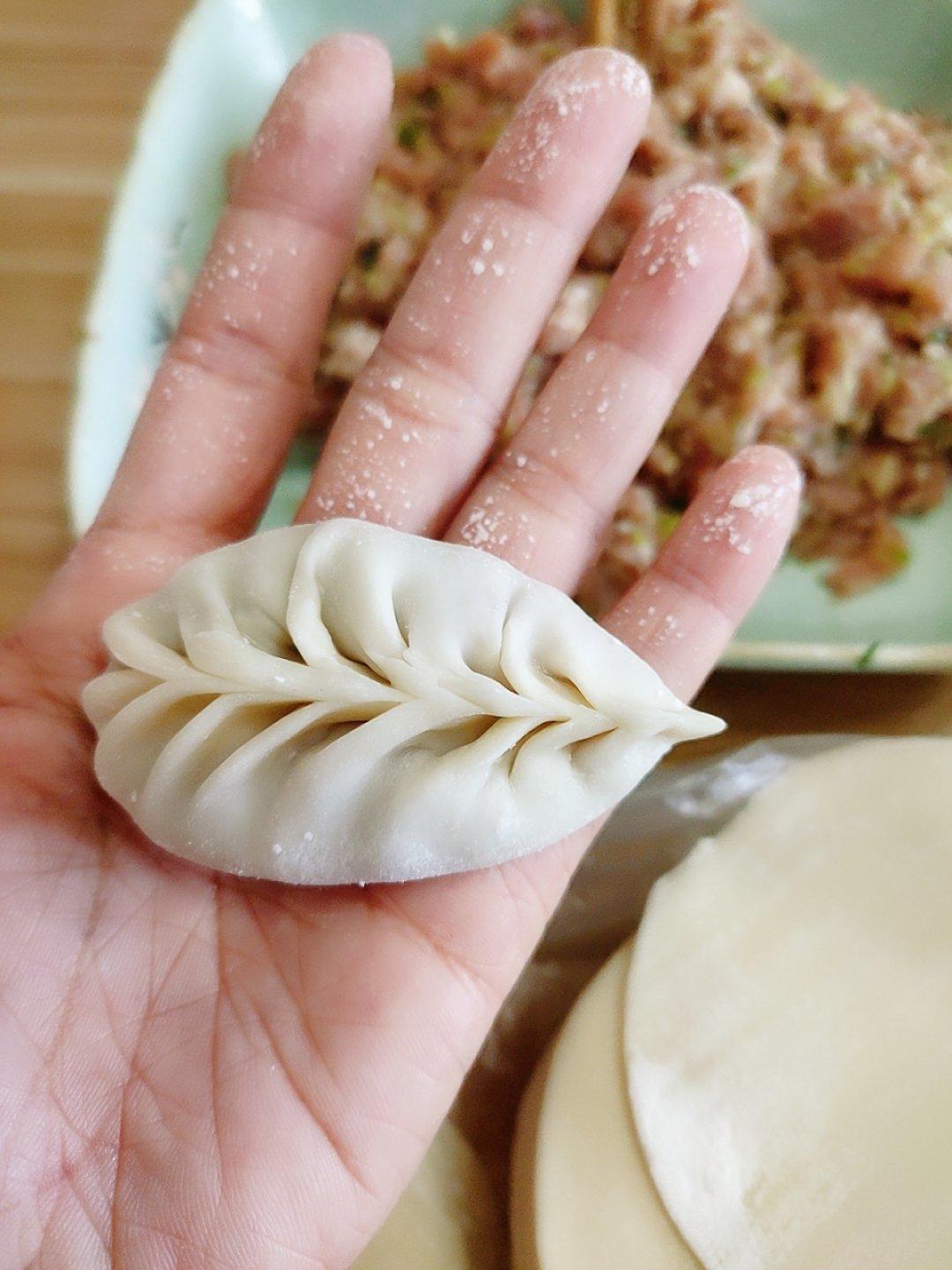 柳叶饺子详细包法，过年过节必备🧨