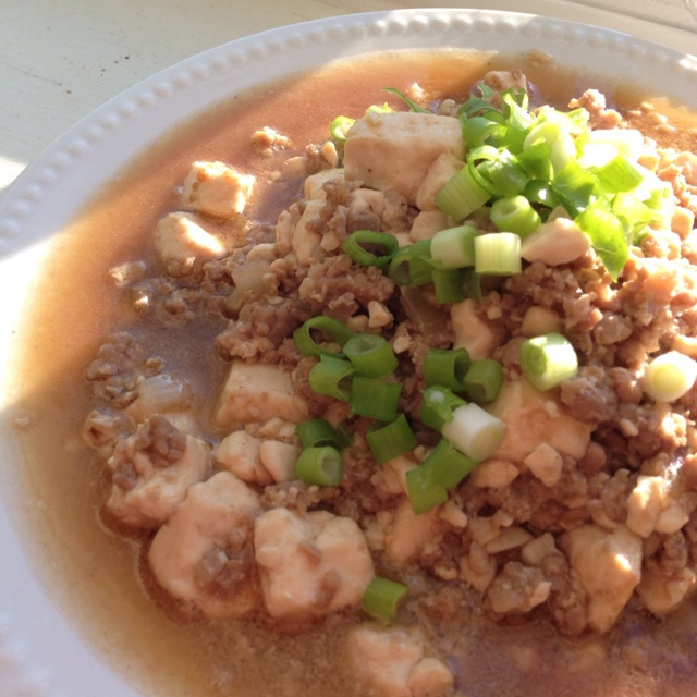 沙茶肉沫焖豆腐