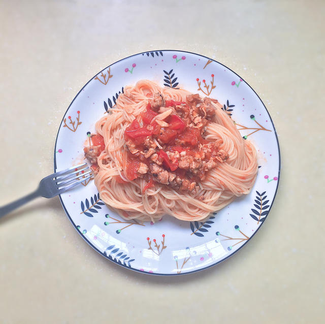 【番茄肉酱意面】