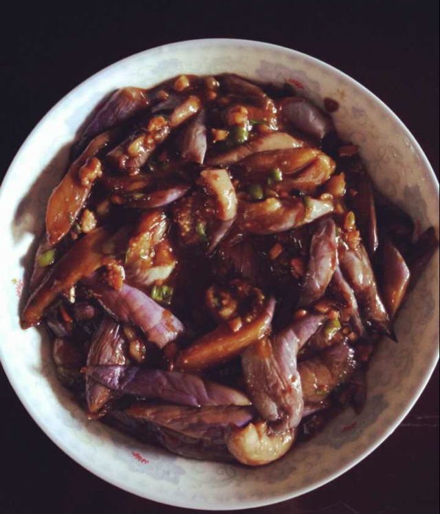 红烧肉沫茄子