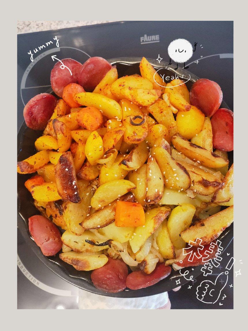 烤箱烤土豆块