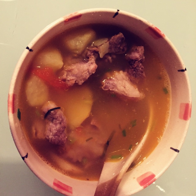 番茄土豆小排汤