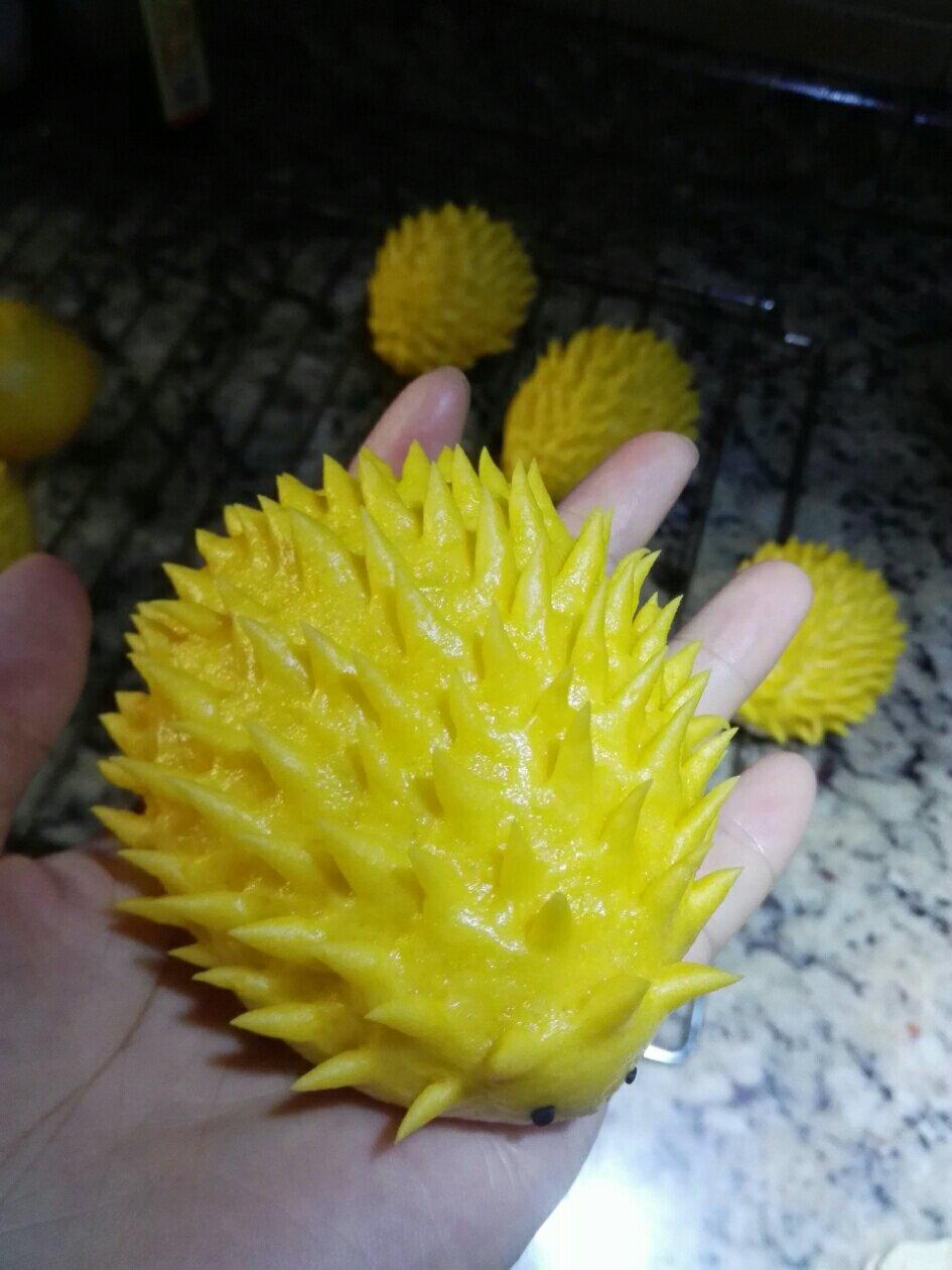 南瓜刺猬馒头