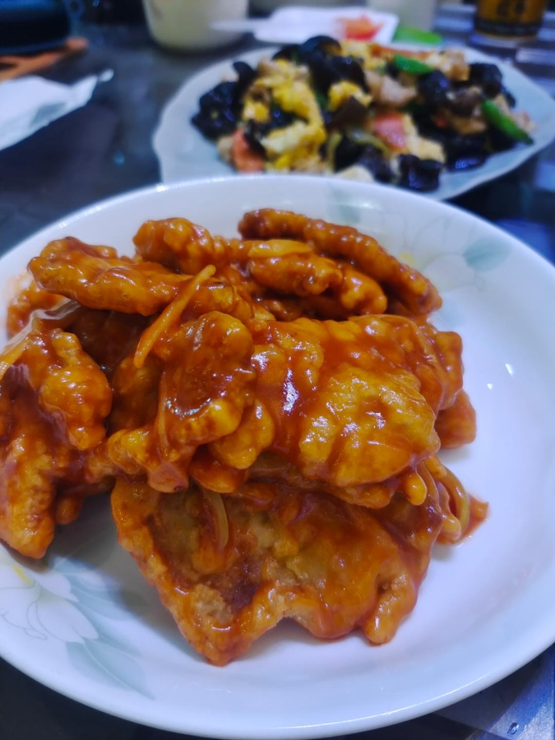 锅包肉（番茄酱版）