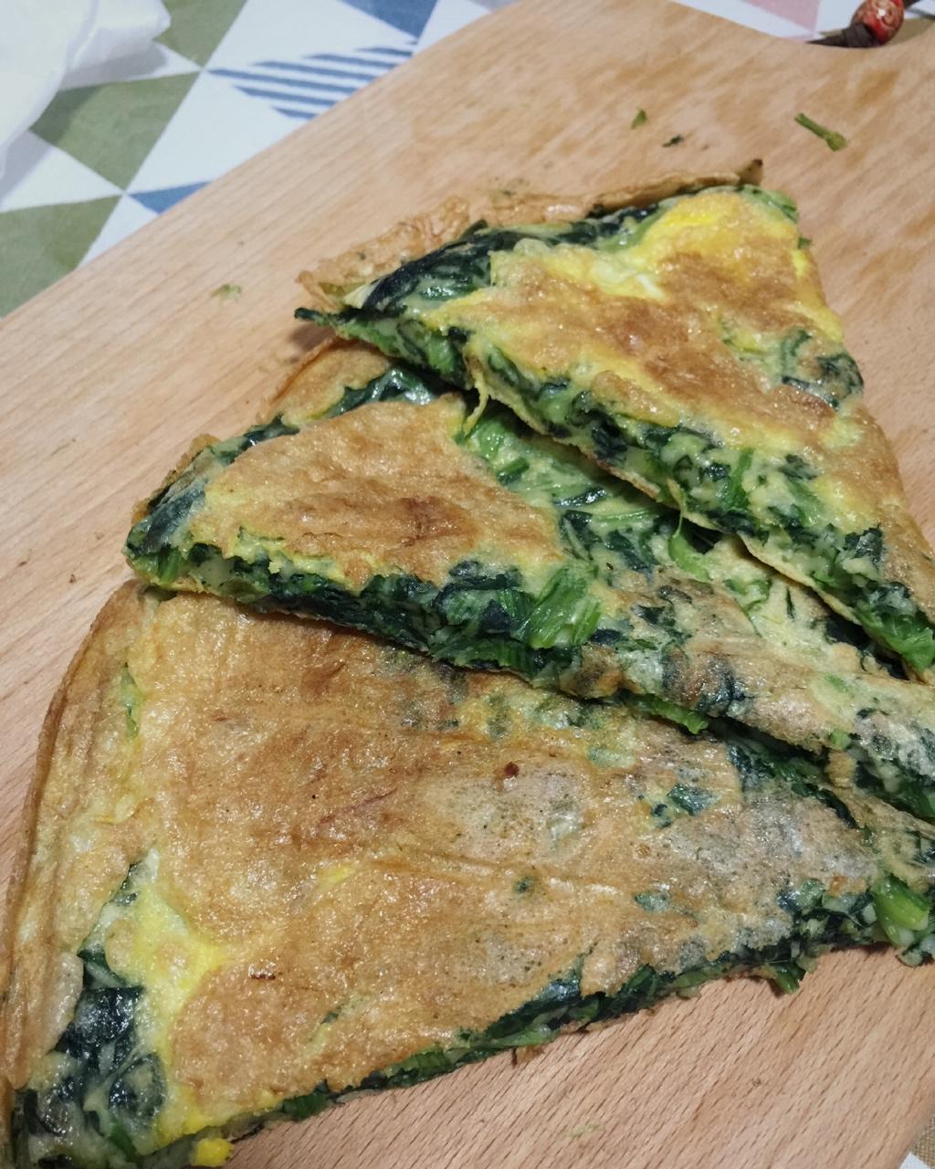 低脂菠菜蛋饼