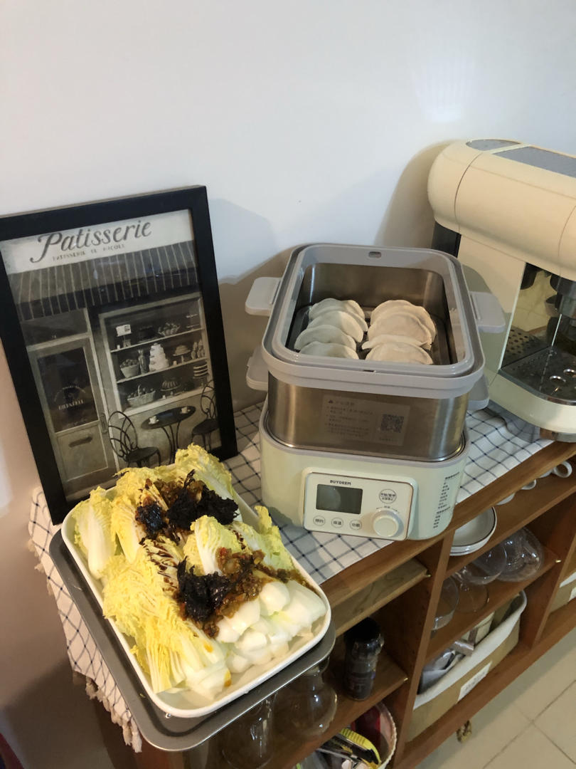 蒜蓉粉丝娃娃菜+珍珠雪花肉丸子【12月北鼎蒸炖锅食谱】