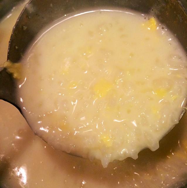 鸡蛋牛奶粥（解决剩饭10分钟快速法）的做法 步骤5