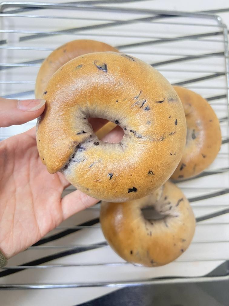 蓝莓贝果｜无油低糖