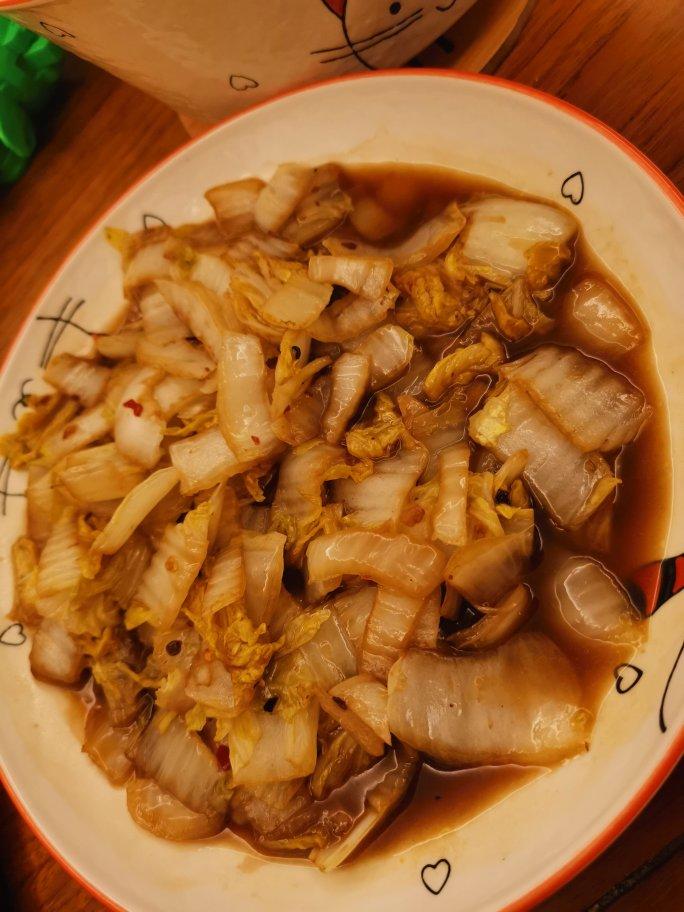 醋溜娃娃菜，教你做的跟饭店一样好吃