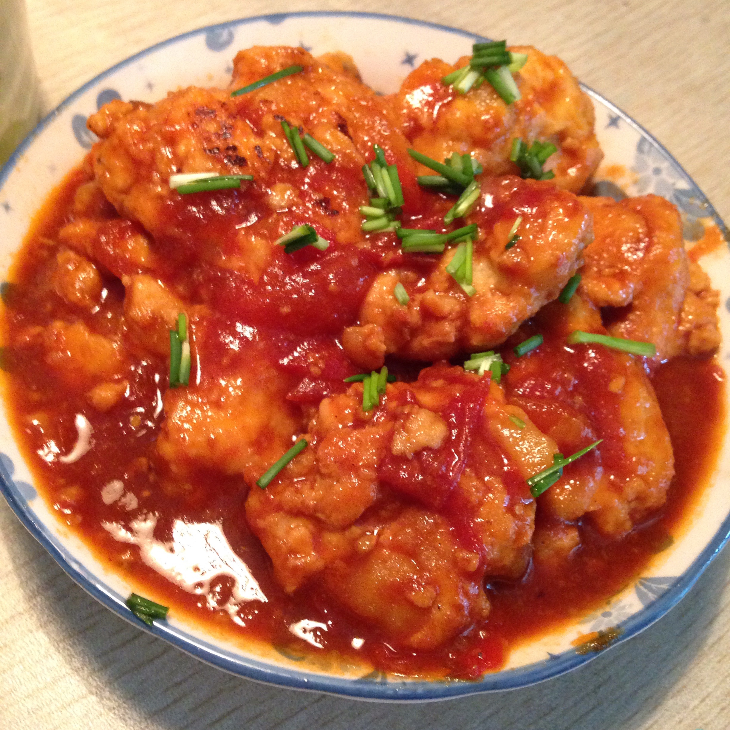 太空小猴做的茄汁鱼块