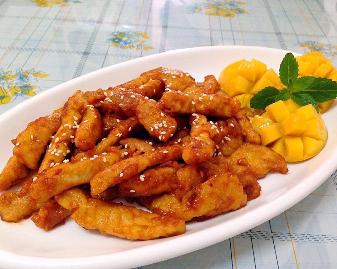 茄汁里脊肉的做法