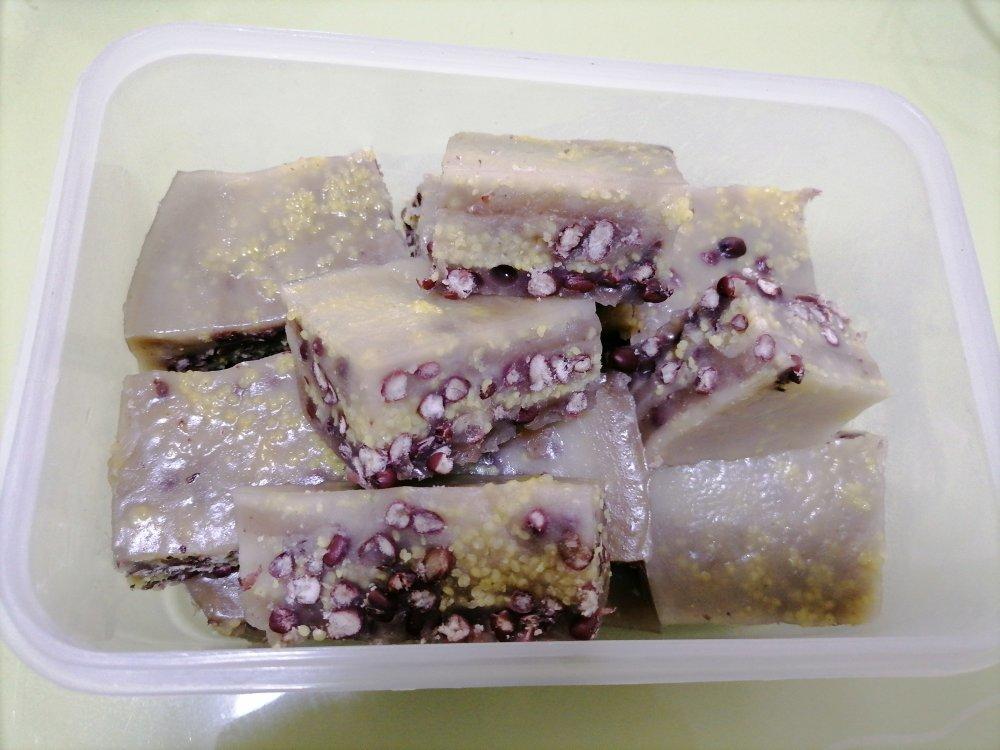 小米红豆杂粮糕
