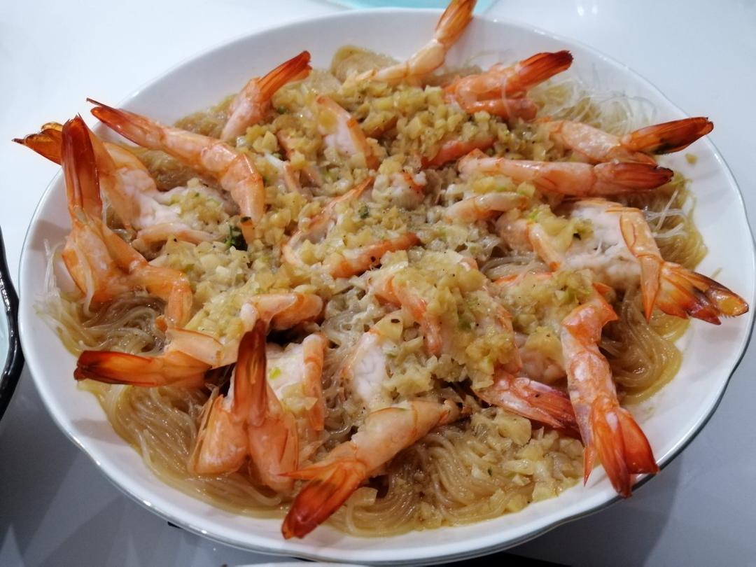 蒜蓉粉丝蒸虾