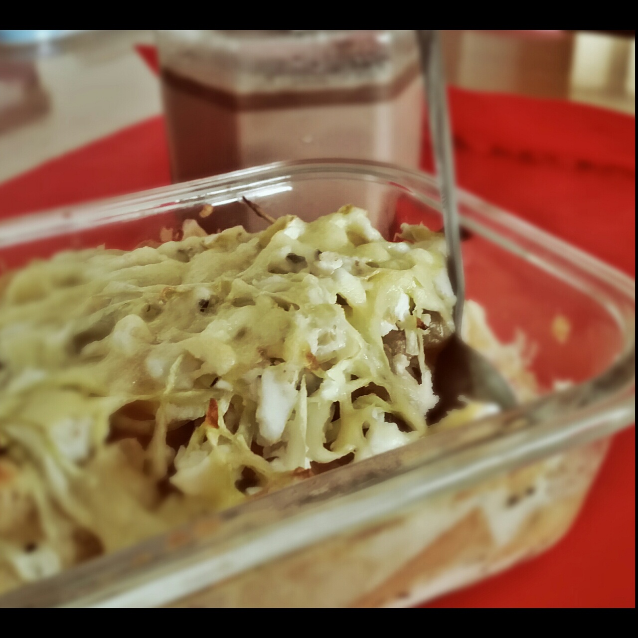 咸焗奶酪面包布丁