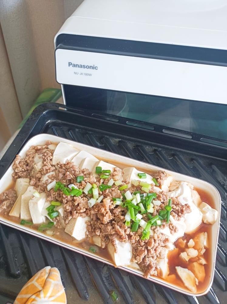 零失败的肉沫蒸豆腐#松下蒸烤箱jk180w的做法