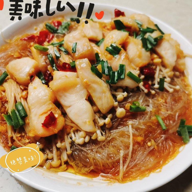 蒜蓉粉丝蒸龙利鱼