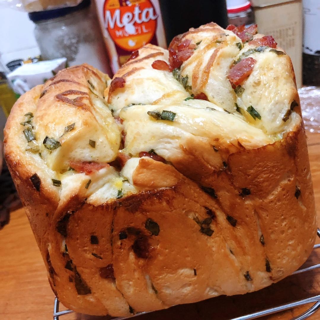 手撕肉松面包