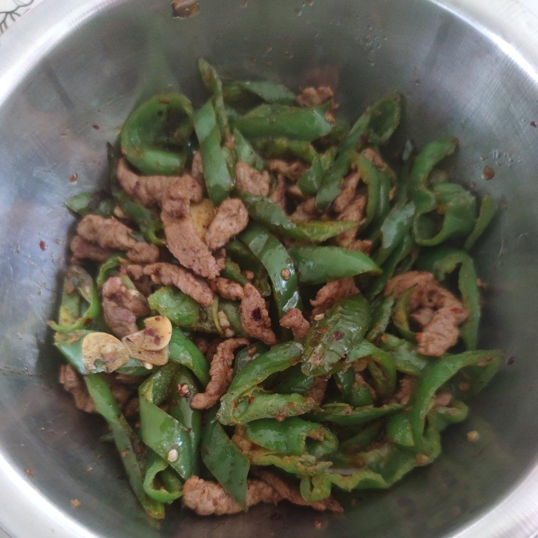 孜然青椒炒肉