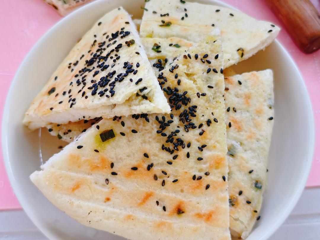 发面葱油饼（锅盔）
