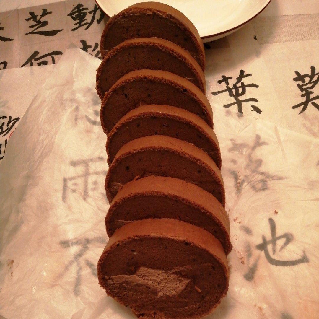 卷不裂的可可蛋糕卷