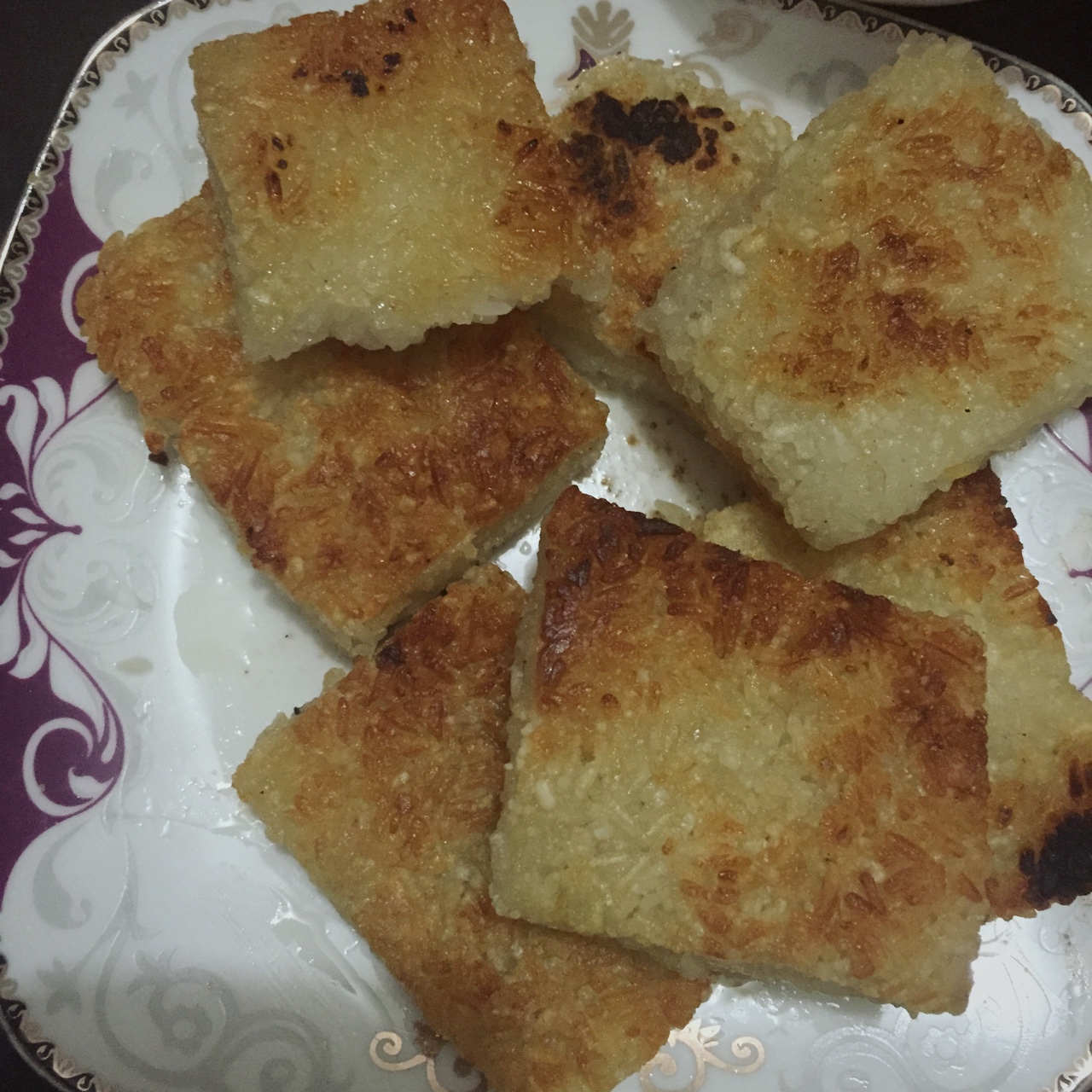 糯米糍粑---江南人叫它糍饭糕！