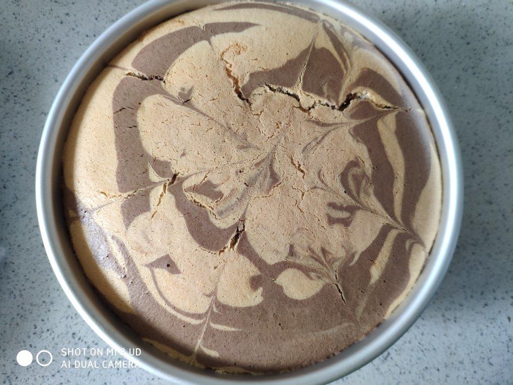 斑马纹戚风蛋糕