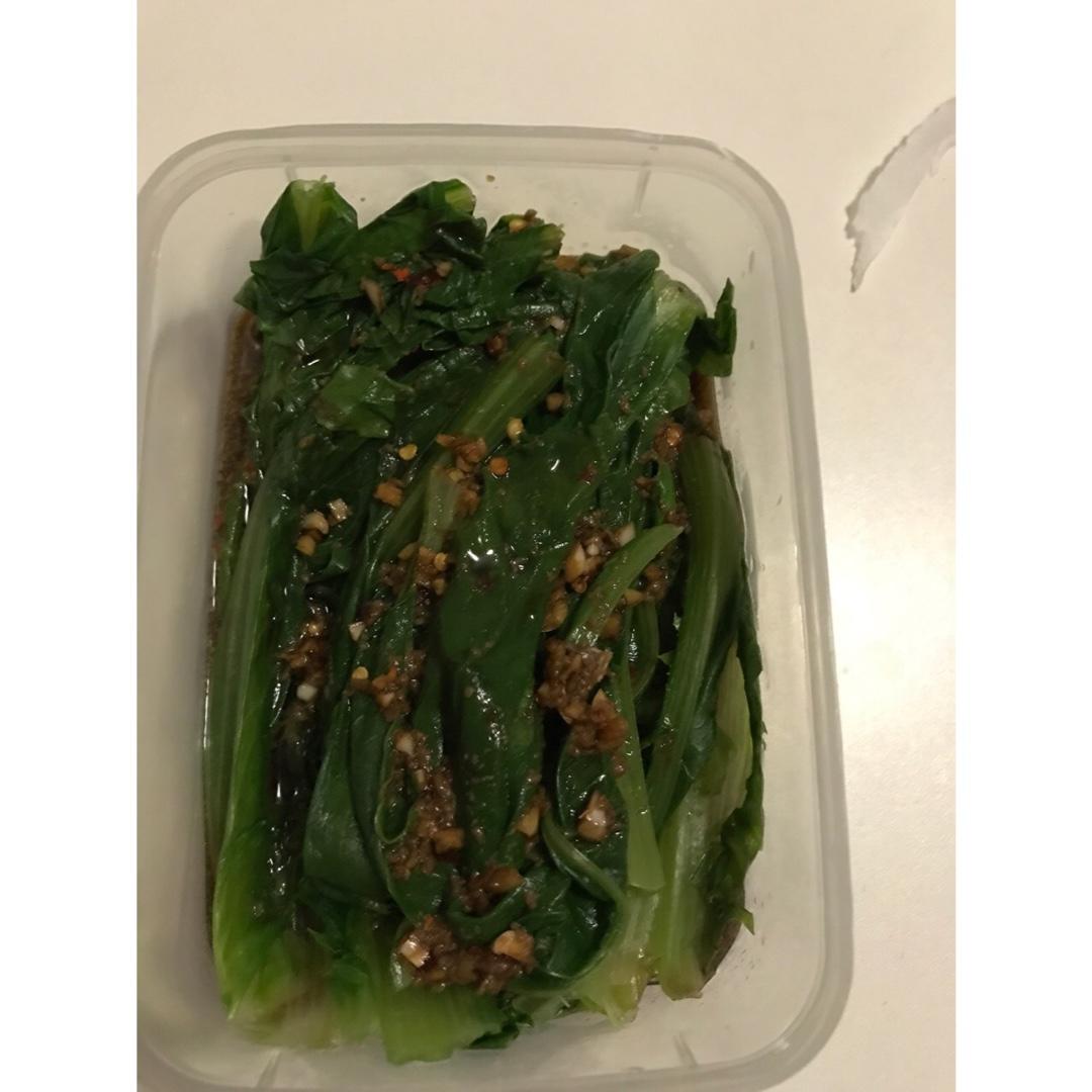 白灼油麦菜