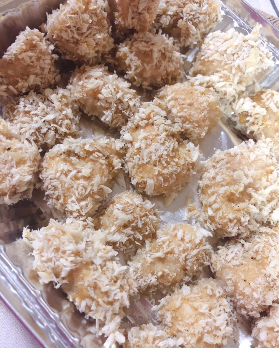 烤箱版鸡米花 | 无需油炸 蒜香味十足